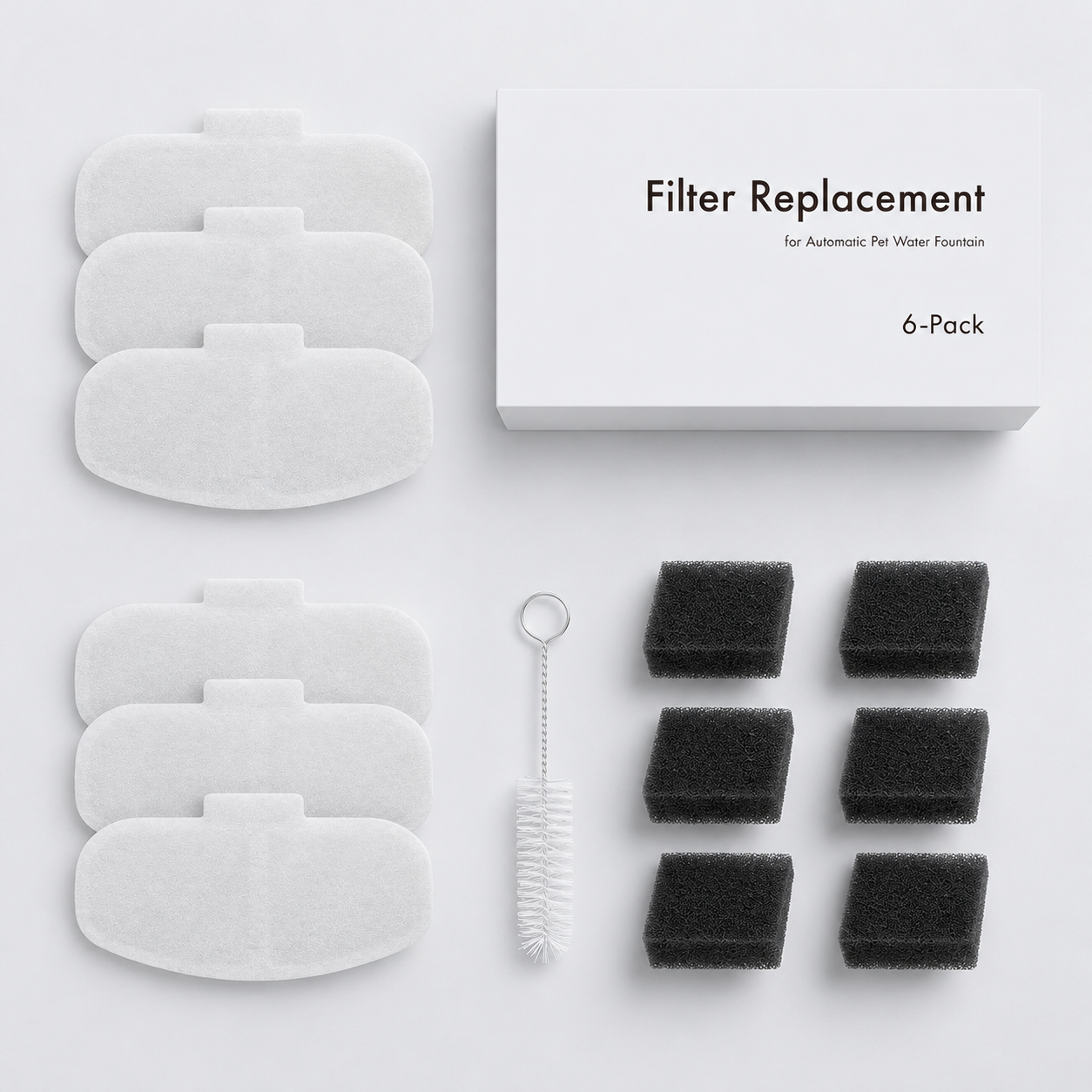 Neptuno Smart Fountain Filters – 6 Pack