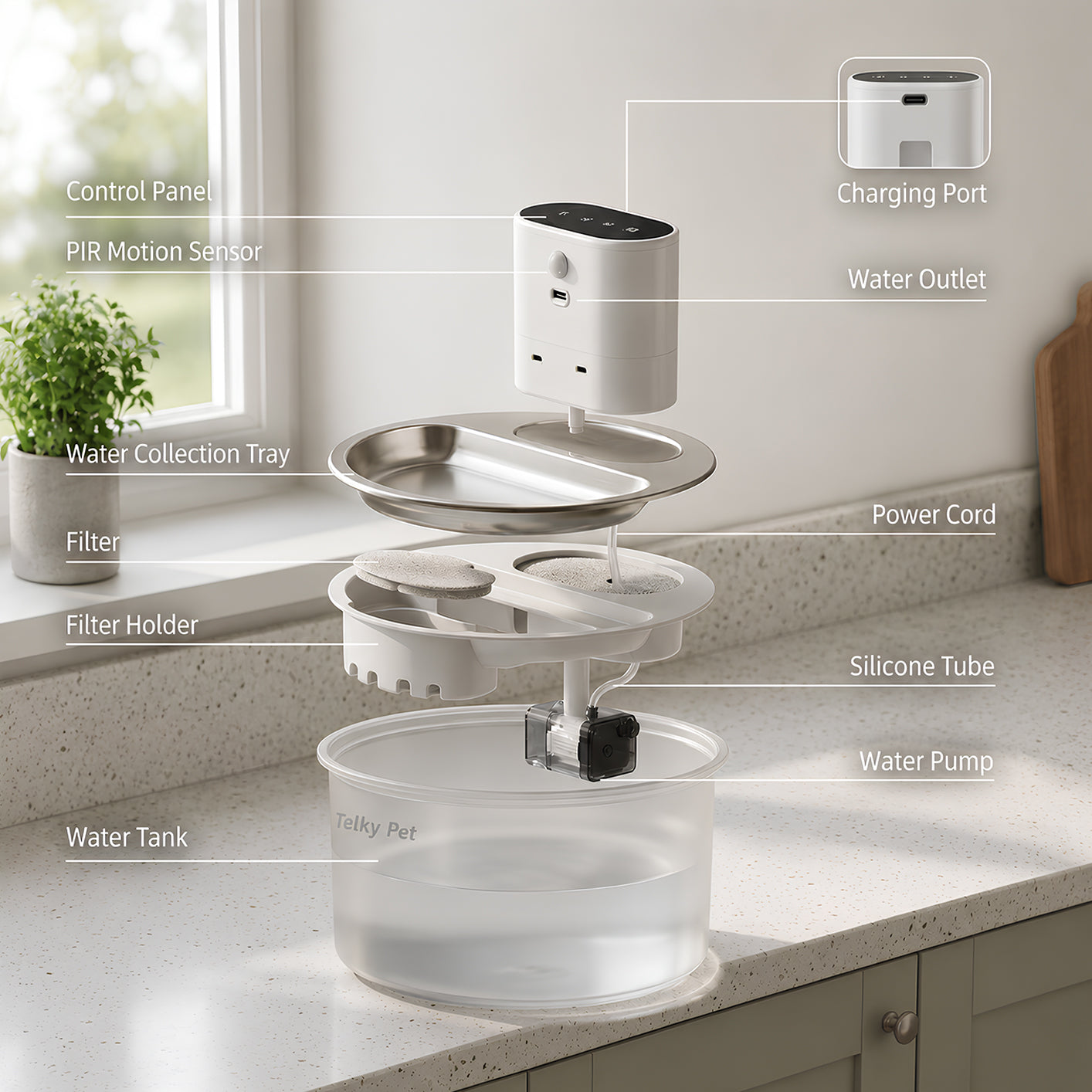 Neptuno Smart Water Fountain